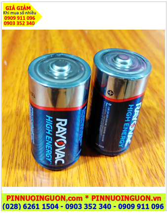Pin Rayovac LR14; Pin nuôi nguồn Rayovac LR14 MN1400 chính hãng _Xuất xứ Mỹ (USA) _Vỉ 2viên